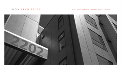 Desktop Screenshot of bazanarchitects.com